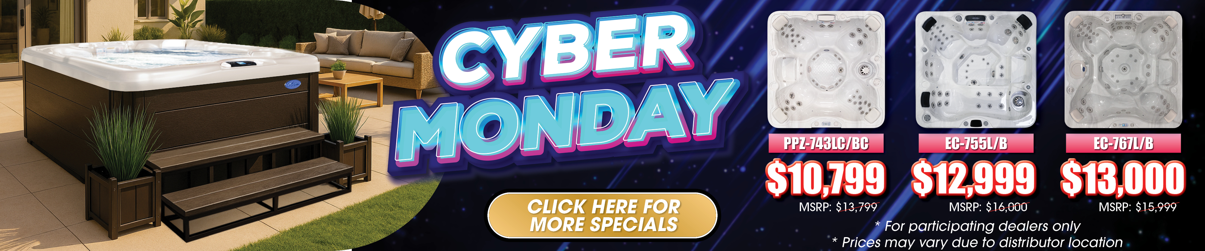 Calspas hot tub being used in a family setting - Traverse City